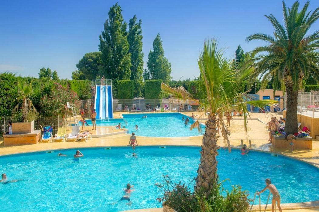 Mobilhome au camping de l'Europe 4* Vic-la-Gardiole Exterior foto